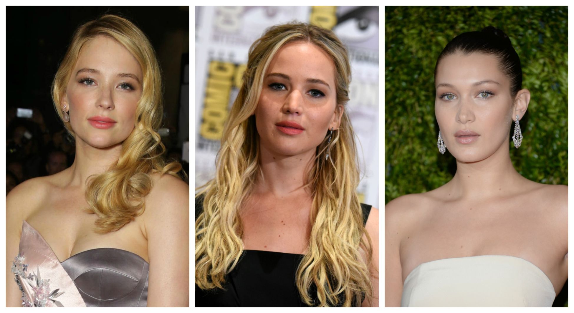 Haley Bennett, Jennifer Lawrence and Bella Hadid